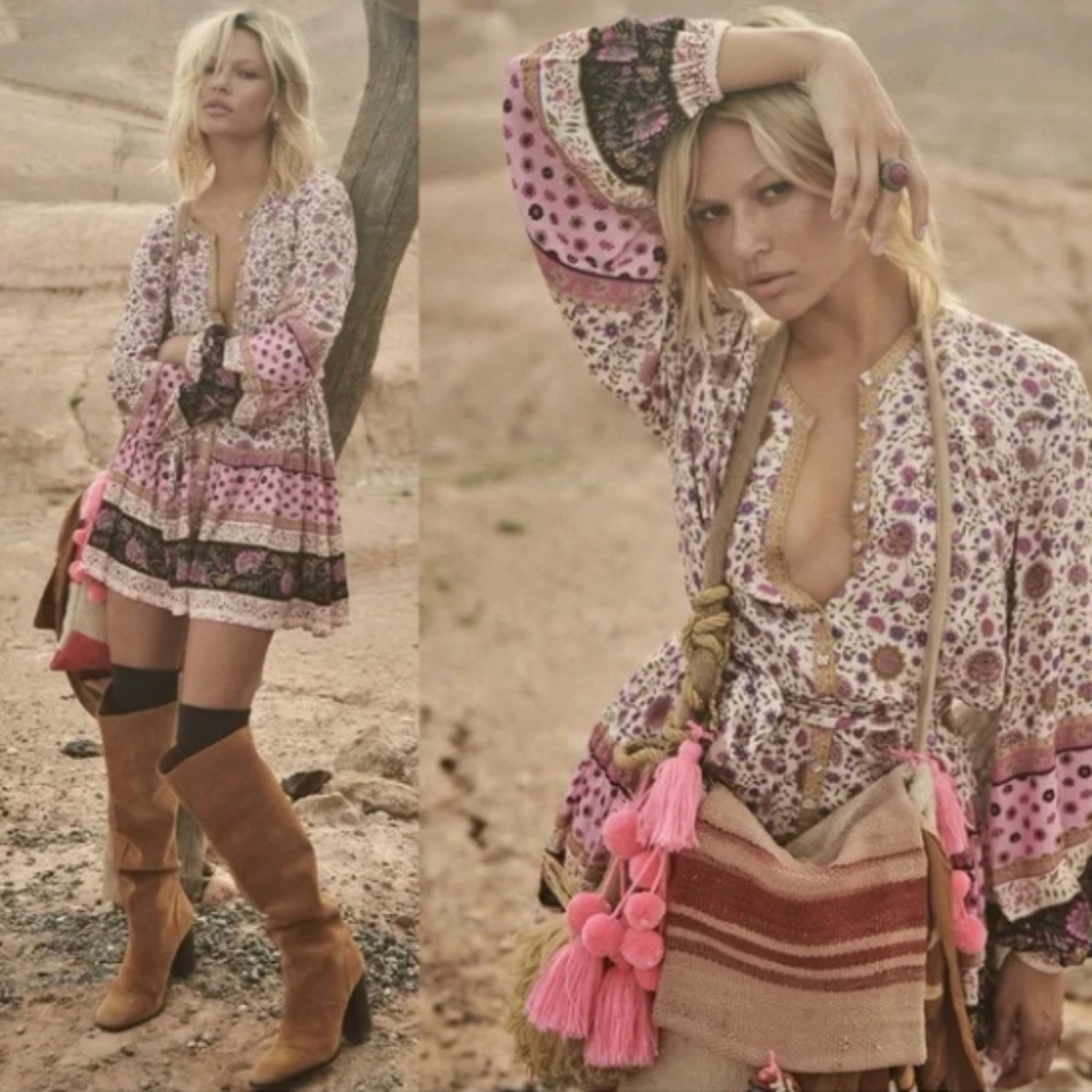 Spell Untamed Belted Tunic Dress